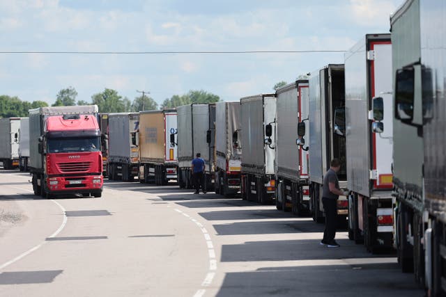 Baltics Russia Vehicles Ban