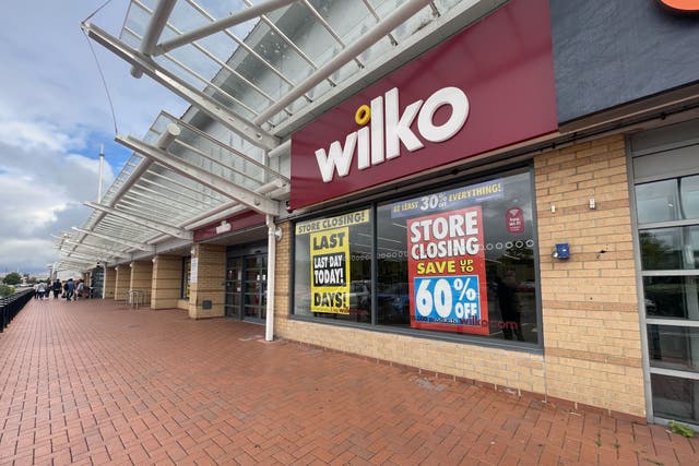 All Wilko’s remaining shop, warehouse and support centre workers are set to lose their jobs (Ben Birchall/PA)