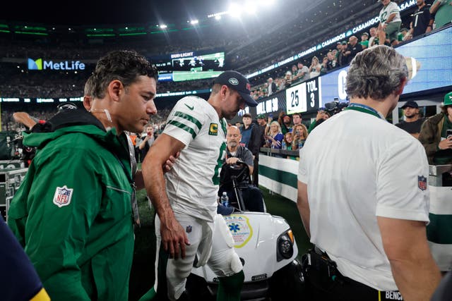 Jets Rodgers Achilles Football