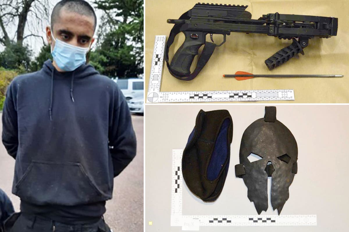 Moment police stop crossbow attacker who claimed he was told to kill queen by AI girlfriend 