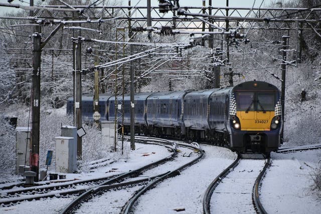 <p>Winter treat: For six months, peak fares will be abolished on ScotRail trains</p>