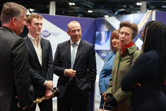 Princess Anne was attending the Northern Ireland Investment Summit (Liam McBurney/PA)