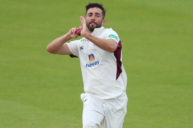 Ben Sanderson’s hat-trick was not enough to earn Northamptonshire victory (Nigel French/PA)
