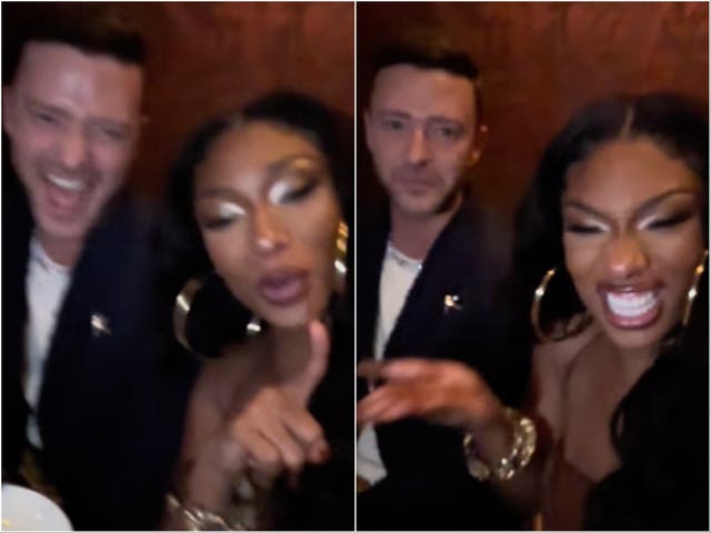 <p>Justin Timberlake and Megan Thee Stallion</p>