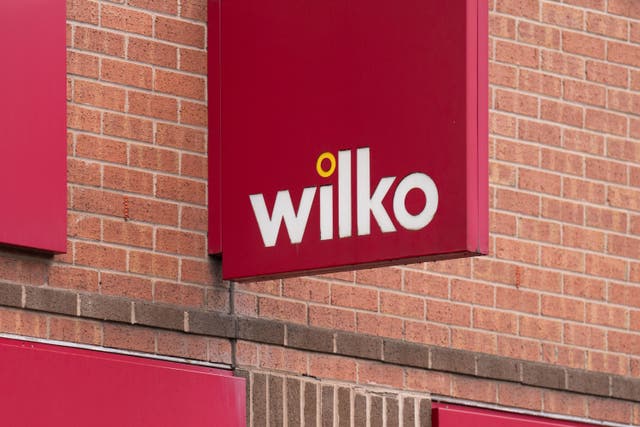 The Range, which runs 210 stores across the UK, is understood to be finalising a deal to buy the Wilko name (Joe Giddens/PA)