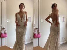 Woman finds $6,000 designer wedding dress at Goodwill for just $25: ‘Fits me like a glove’