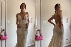 Mystery donor who gave $6,000 designer wedding dress to Goodwill revealed