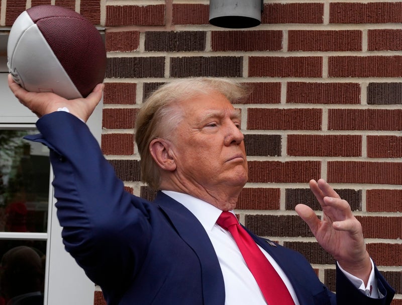 Donald Trump heads to the Super Bowl with a complicated NFL history