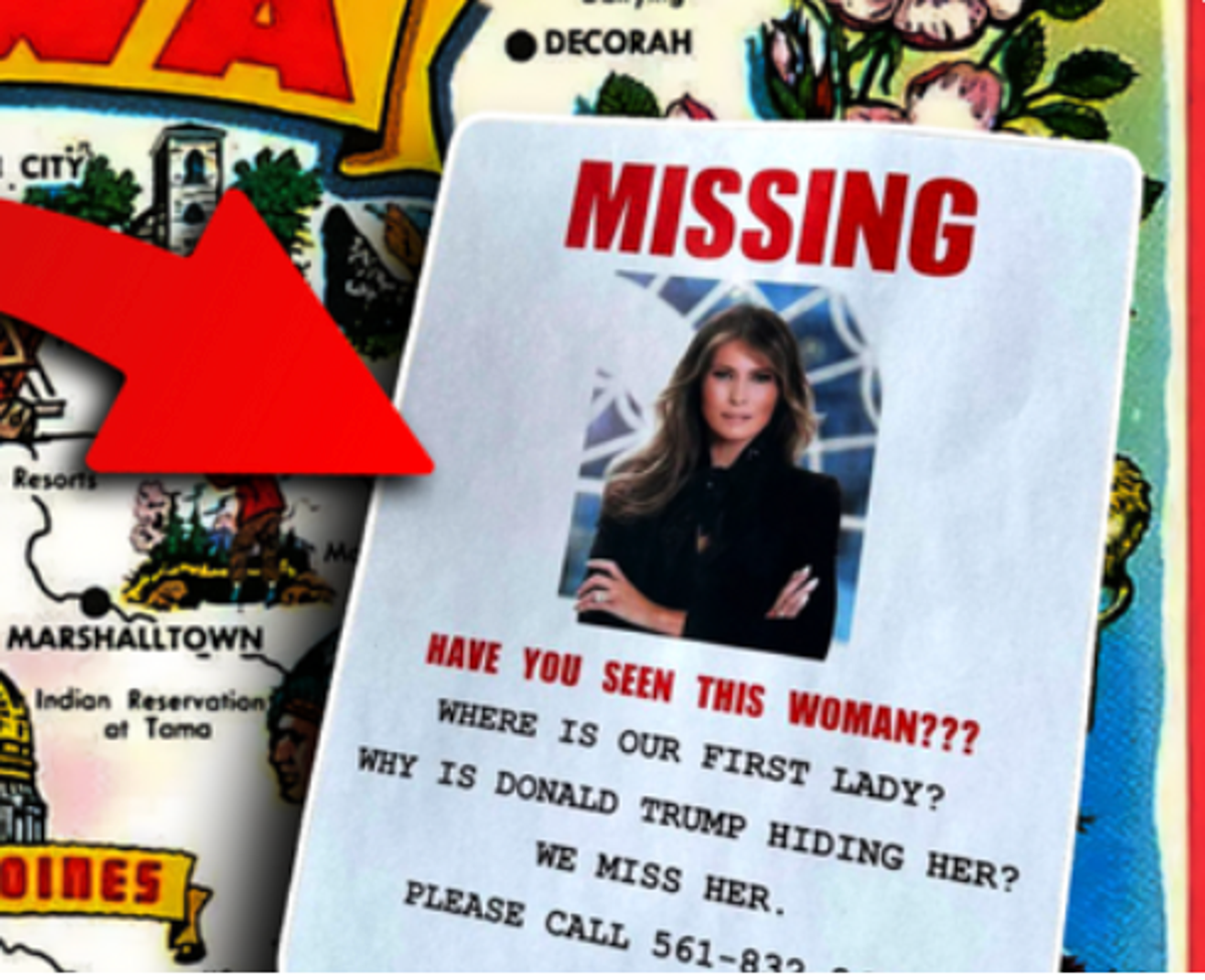 Trump accuses DeSantis of spreading ‘Missing Melania’ flyers