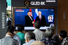 South Korea expresses 'concern and regret' over military cooperation talks between Kim and Putin