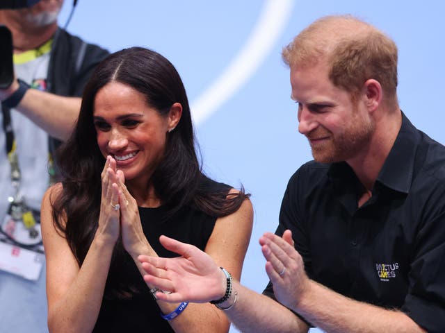 <p>Meghan Markle and Harry at Invictus Games </p>
