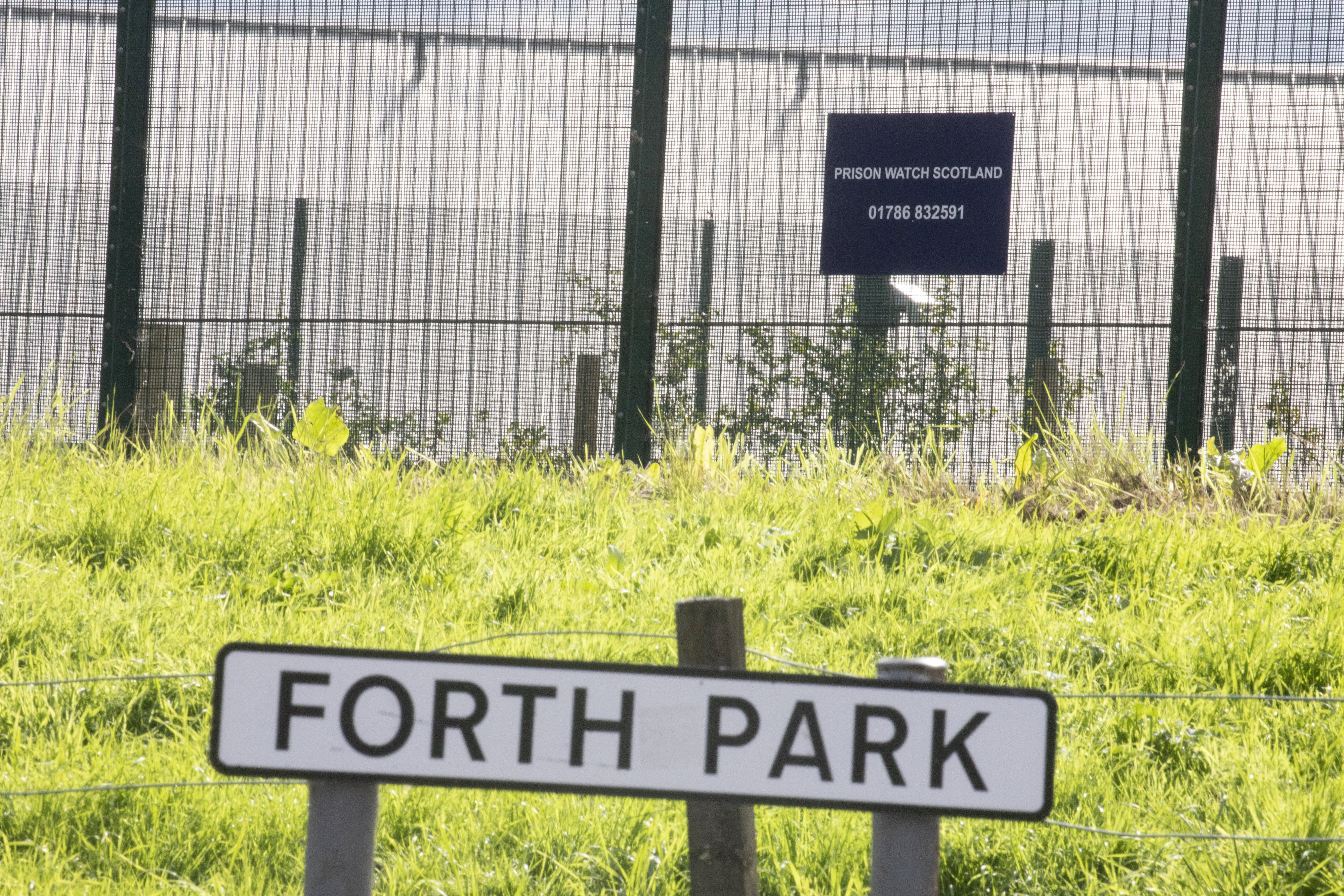 Forth Park and Vale Grove next to HMP Stirling, in Bridge of Allan.