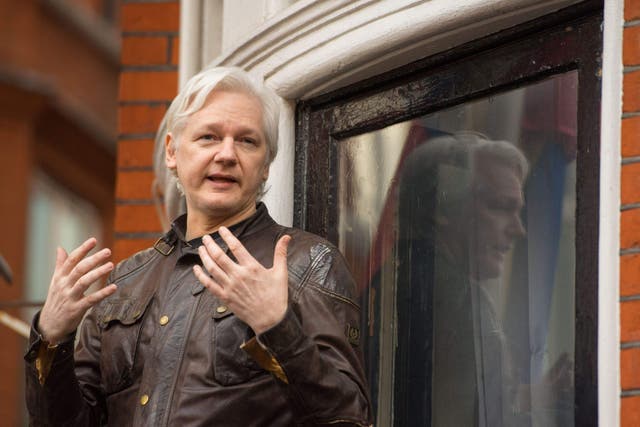 Julian Assange sought refuge in the Ecuadorian embassy in London in 2012 and remained there until 2019, when he was arrested and sent to Belmarsh, where he has been ever since (Dominic Lipinski/PA)