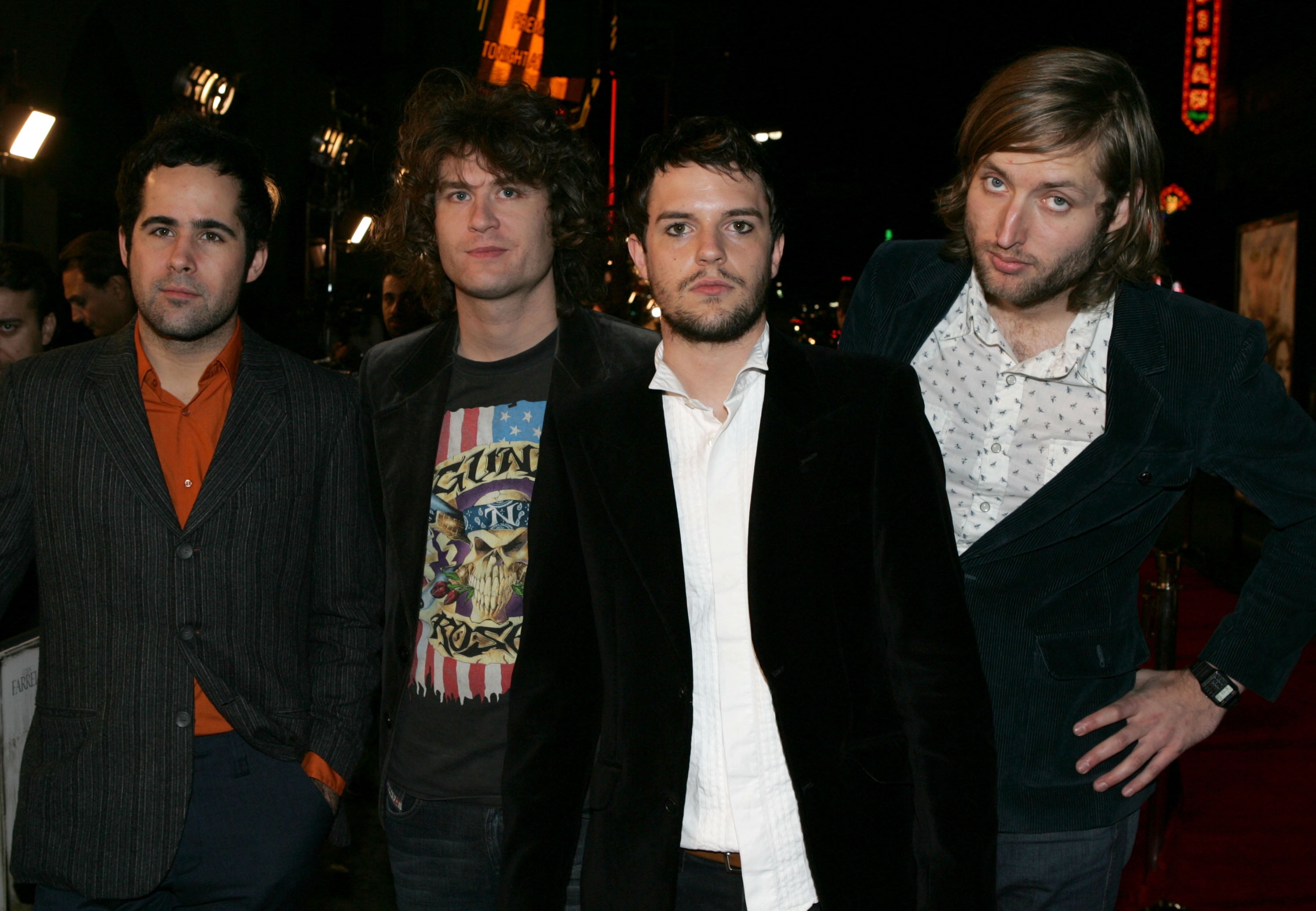 ‘Destiny is calling me’: The Killers pictured in 2004, L-R: Ronnie Vannucci, David Keuning, Brandon Flowers and Mark Stoermer