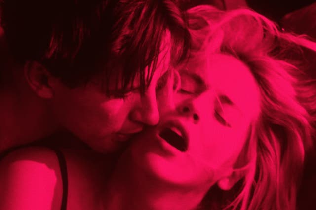 <p>Saxophone scores and phallic murder weapons: William Baldwin and Sharon Stone in ‘Sliver’</p>
