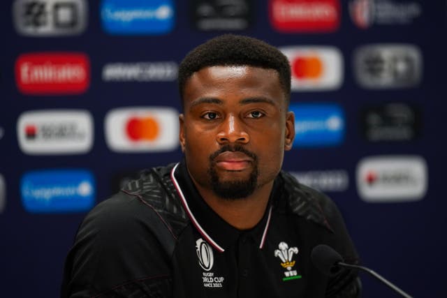 Christ Tshiunza will make his World Cup debut for Wales against Portugal (David Davies/PA)