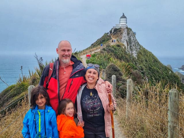 <p>The family at Ahuriri Flat in New Zealand, January 2023</p>