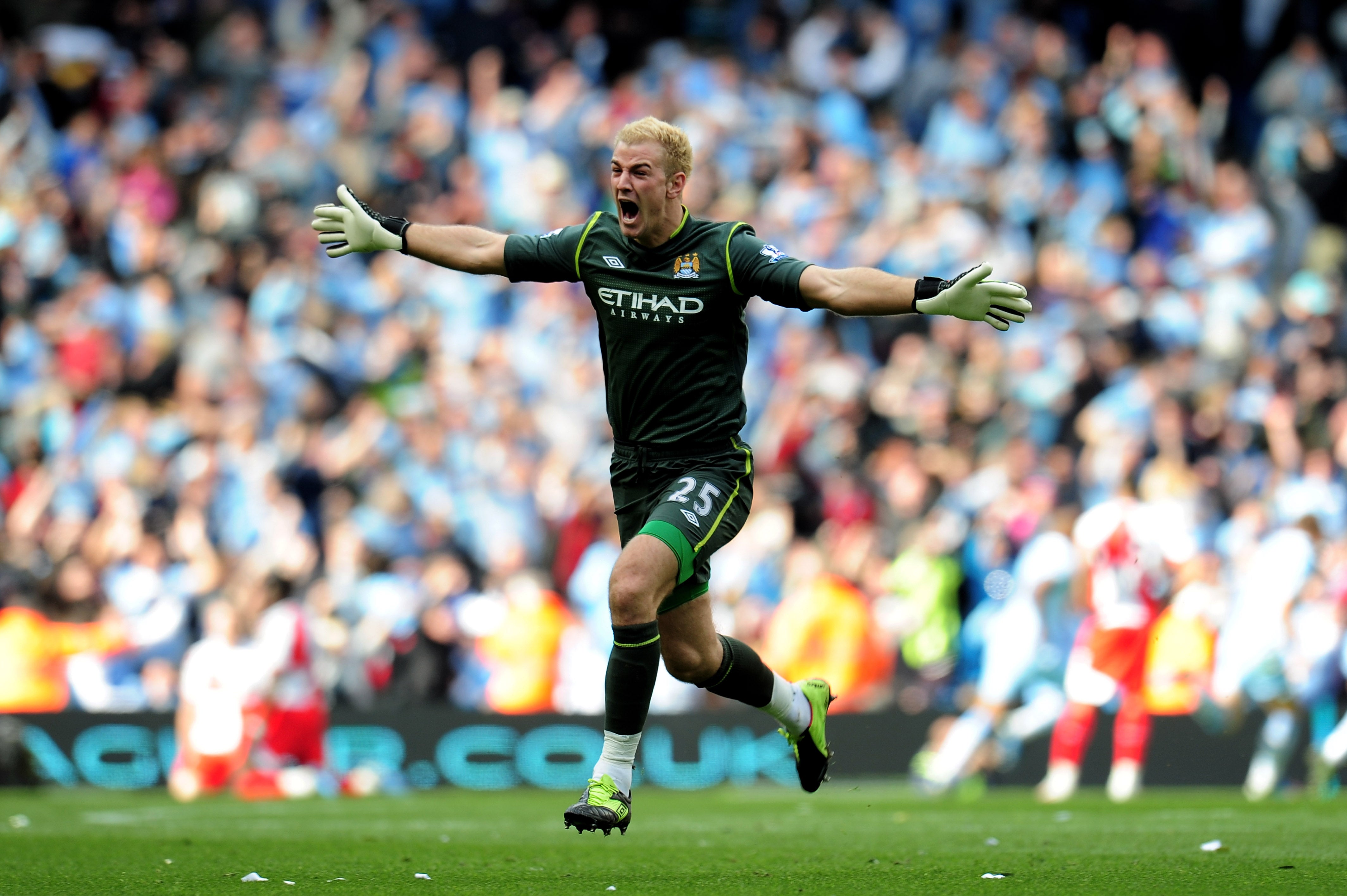 Joe Hart captured his first Premier League title with the club that year