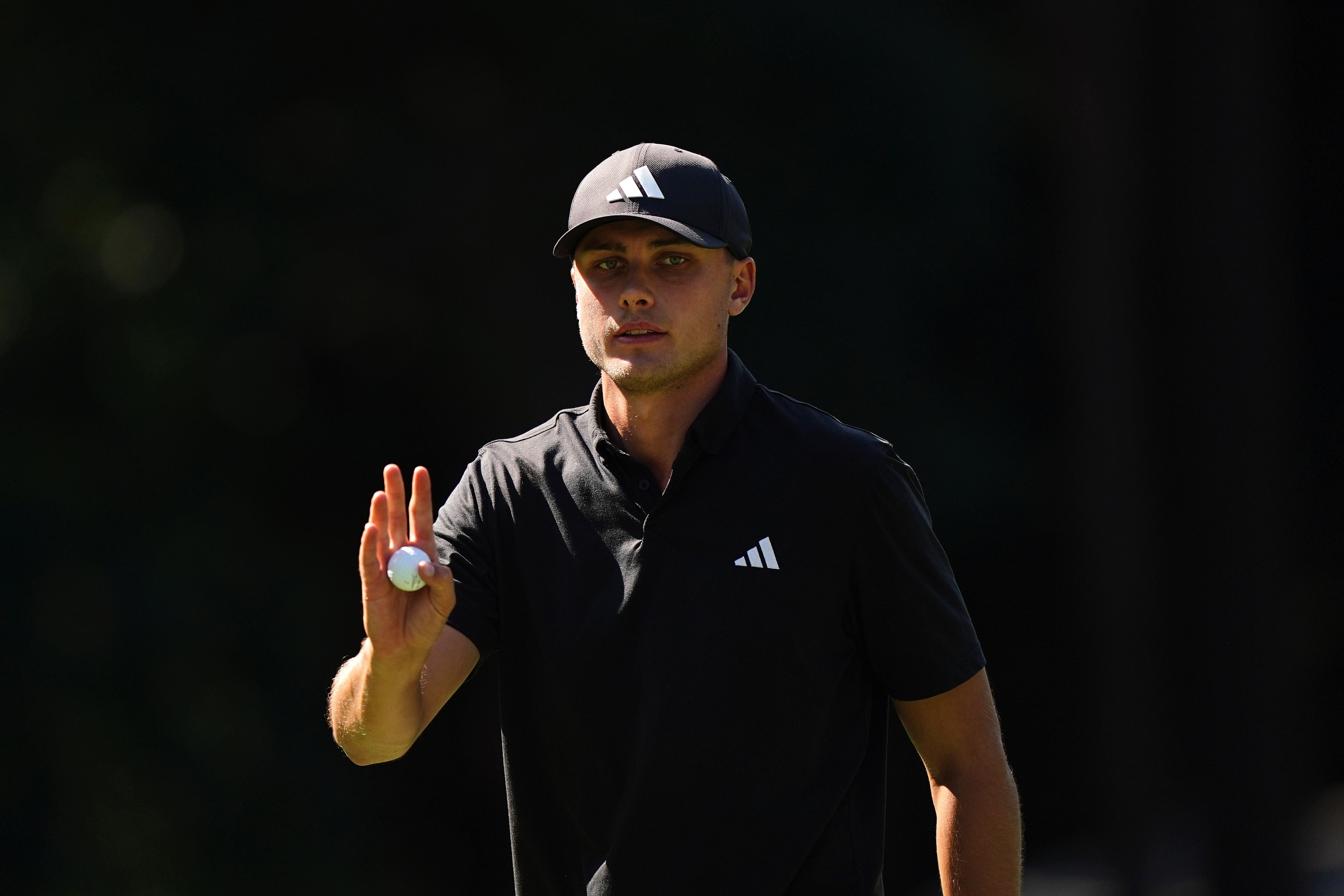 Ludvig Aberg finished the first round on 69 (Zac Goodwin/PA)