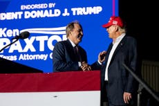 Trump defends suspended attorney general Ken Paxton and calls impeachment trial ‘shameful’