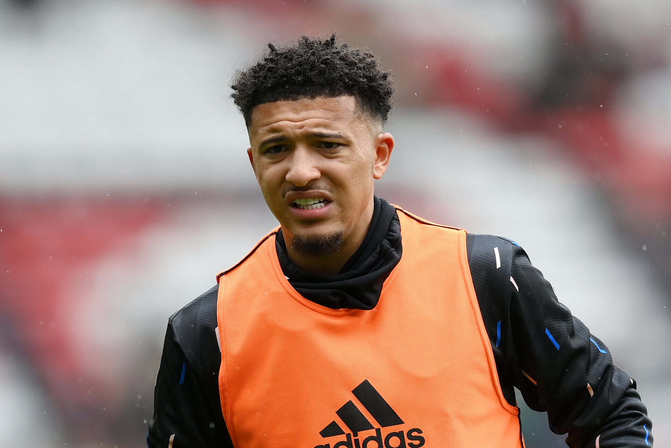 Jadon Sancho has struggled to adapt on the right wing for Man United