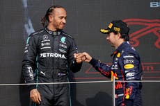 Lewis Hamilton labels Helmut Marko’s comments about Sergio Perez ‘completely unacceptable’