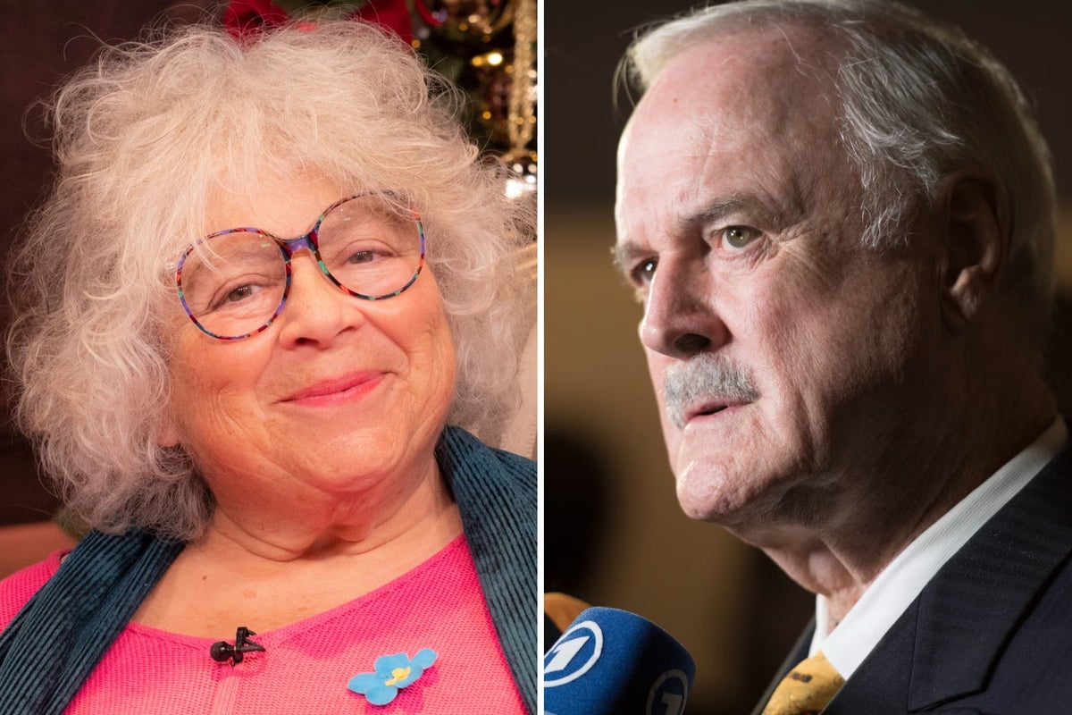 John Cleese and Miriam Margolyes are still feuding over their student days John Cleese and Miriam Margolyes are still feuding over their student days