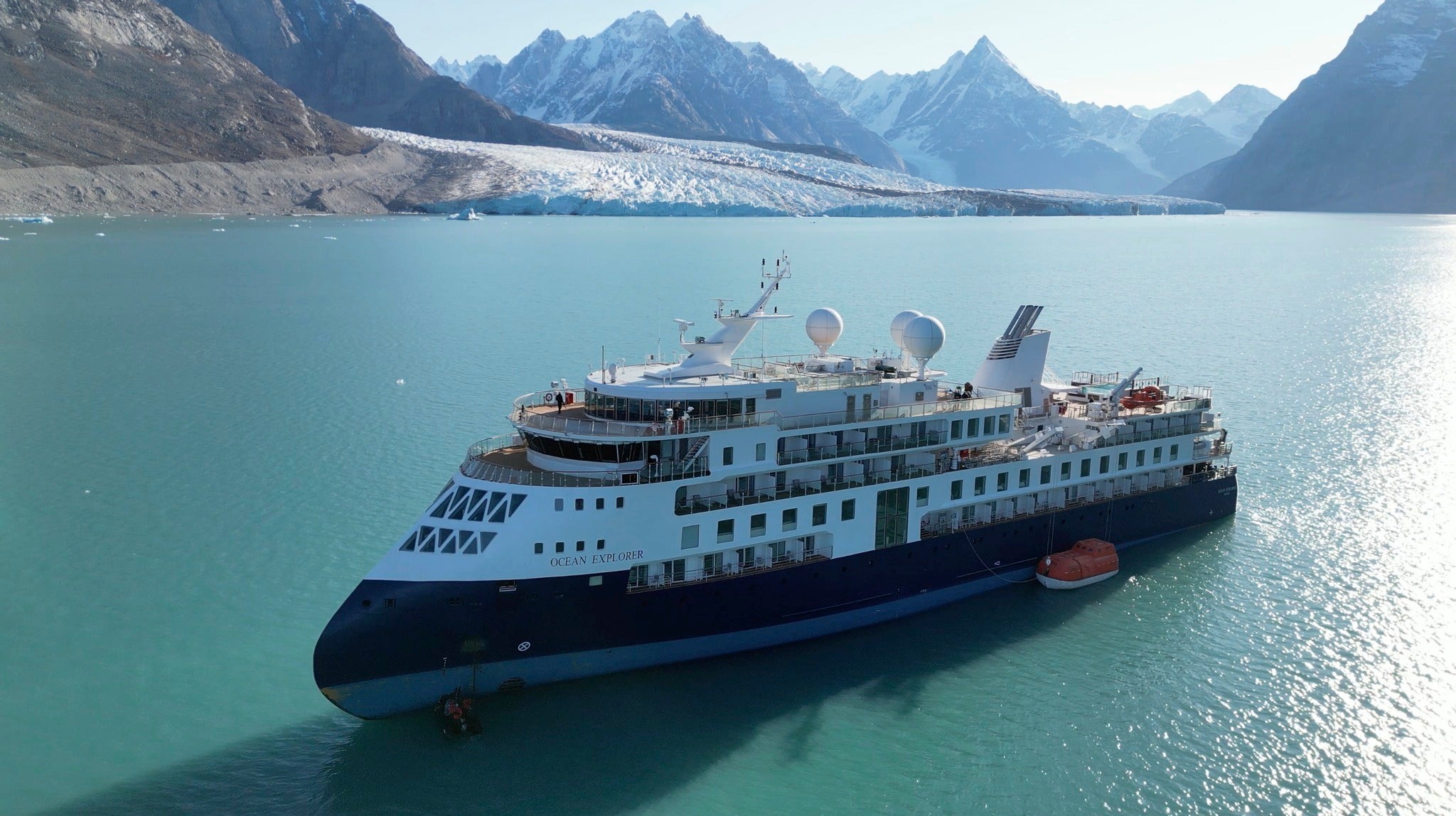 The Ocean Explorer vessel ran aground in Alpefjord