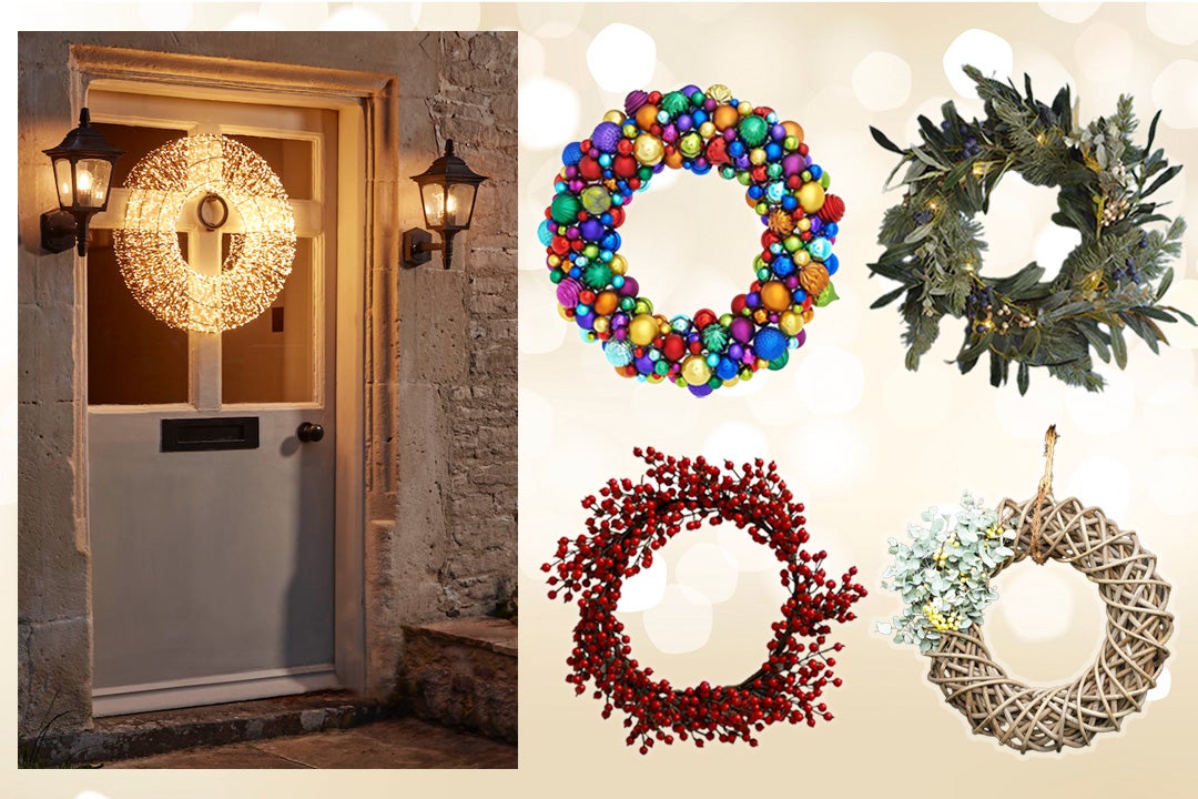 8 best Christmas wreaths for decorating your front door this festive season