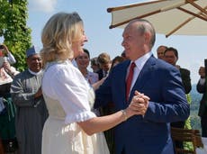 She danced with Putin at her wedding. Now the former Austrian foreign minister has moved to Russia