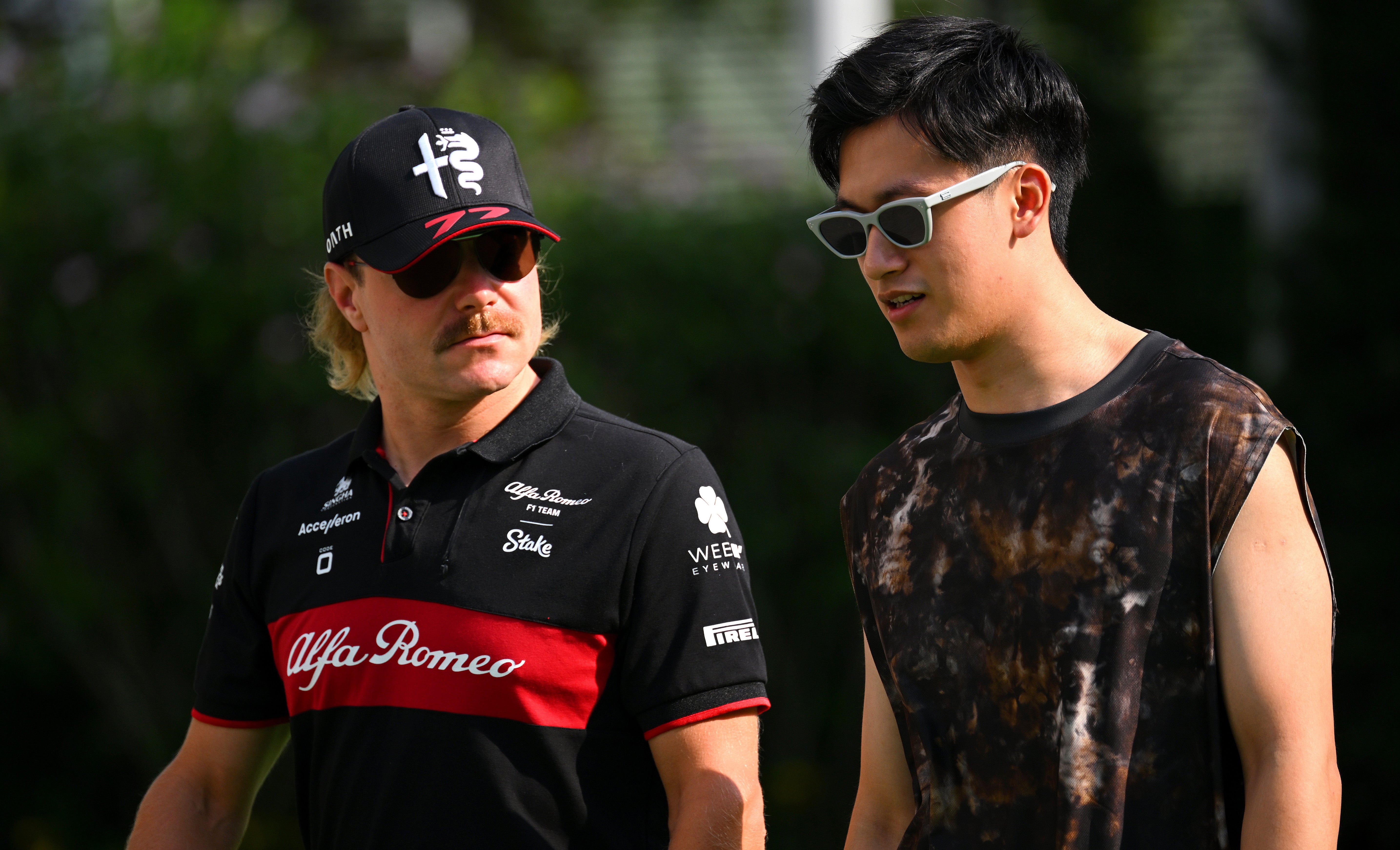 Zhou Guanyu and Valtteri Bottas will remain as team-mates for 2024