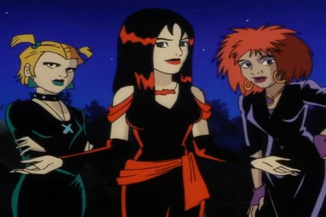 'These girls kick ass': Dusk, Thorn and Luna of the Hex Girls in 'Scooby-Doo and the Witch's Ghost'