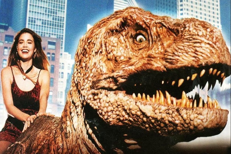 ‘It was done as a campy movie, because you couldn’t take it seriously’: Denise Richards in ‘Tammy and the T-Rex’ (1994)