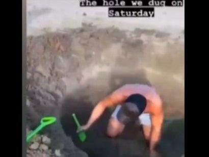 Meteorite crater dug by beach-goers brings amateur astronomer down to Earth with a bump The Independent