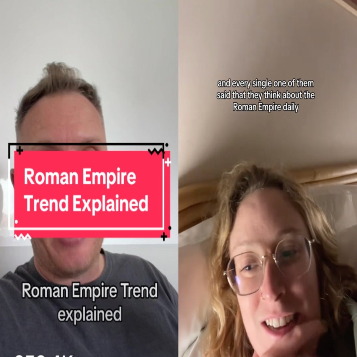 Why men on TikTok say they think a lot about the Roman Empire