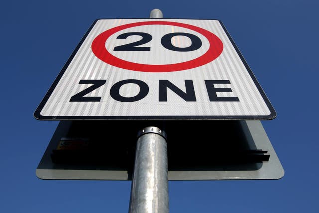 Drivers are being warned not to rely on sat navs for the speed limit on Welsh roads when a cut from 30mph to 20mph is imposed from Sunday (Dominic Lipinski/PA)