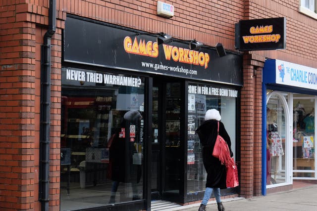 Games Workshop has revealed that sales surpassed expectations over the past three months (Owen Humphreys/PA)