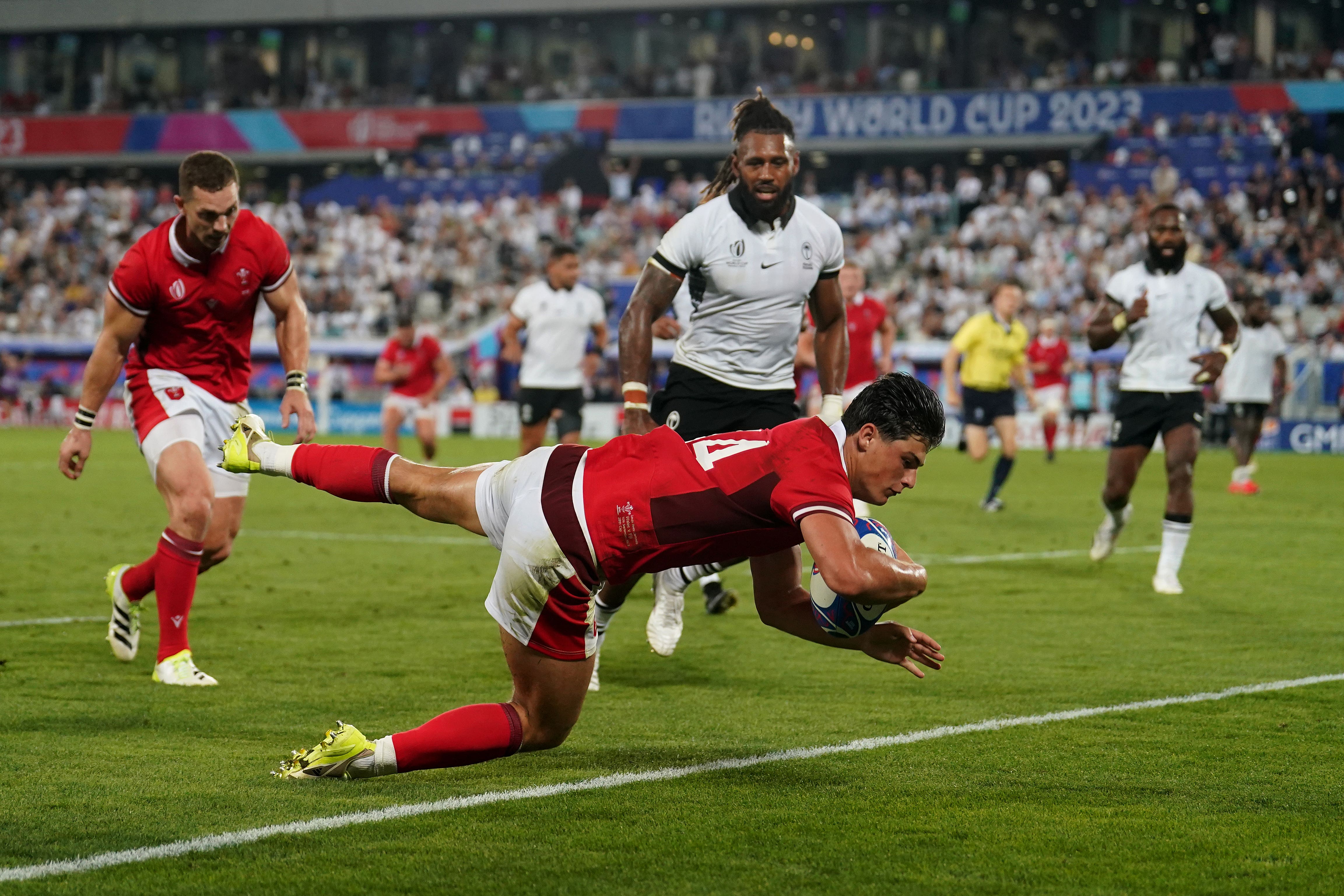 Wales opened their World Cup campaign with a thrilling victory over Fiji