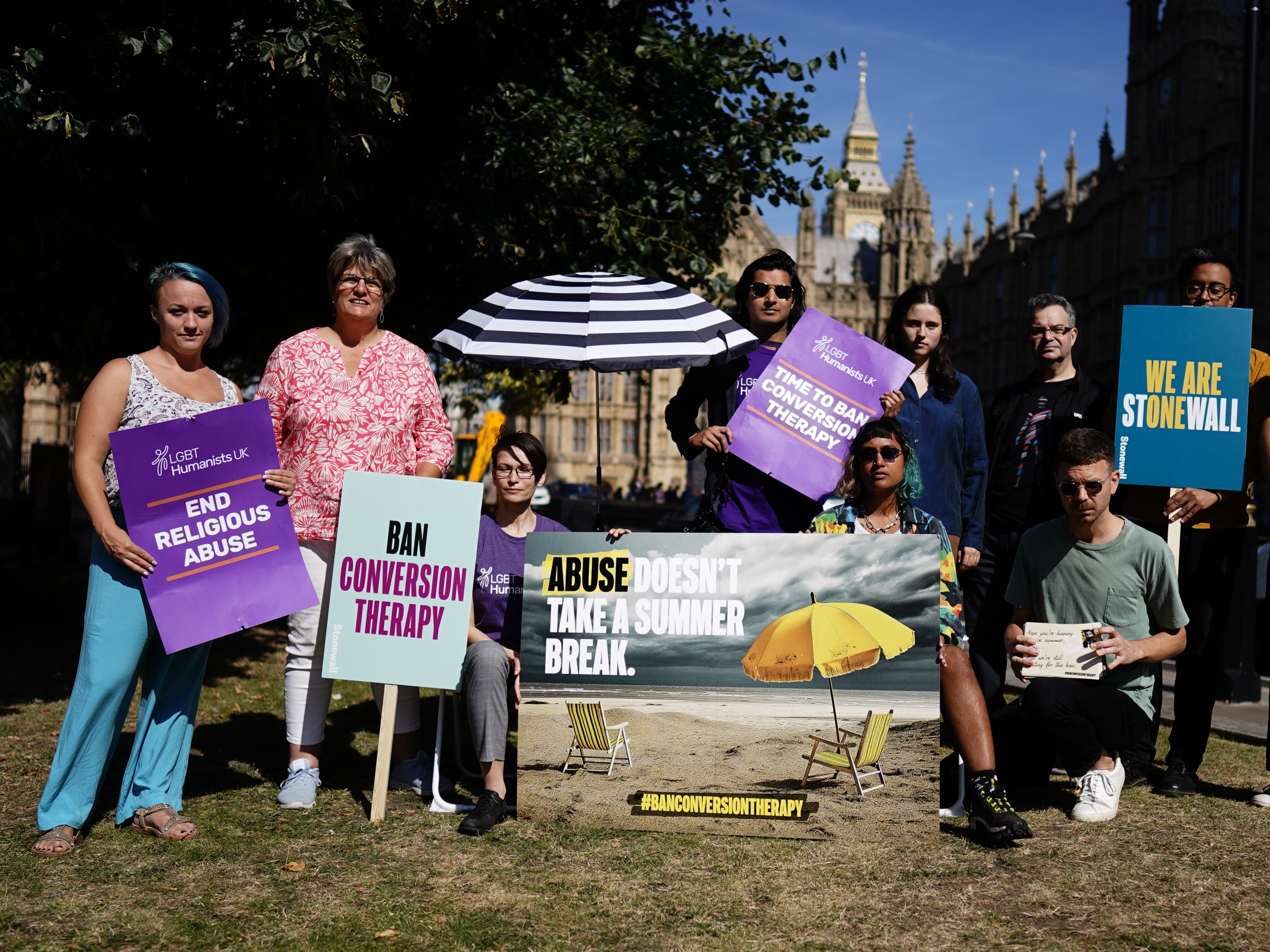 Stonewall and other members of the Ban Conversion Therapy Coalition