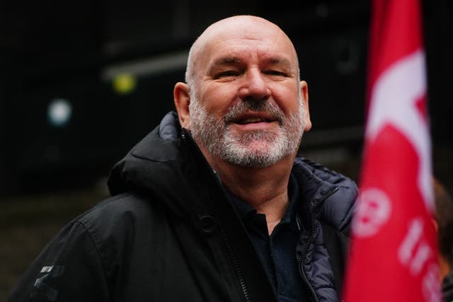 Aslef general secretary Mick Whelan outlined details of the walkouts (Victoria Jones/PA)