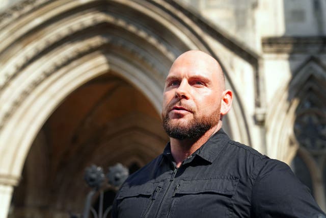 Indi’s father Dean Gregory, 37, from Ilkeston in Derbyshire, was in court (Victoria Jones/PA)