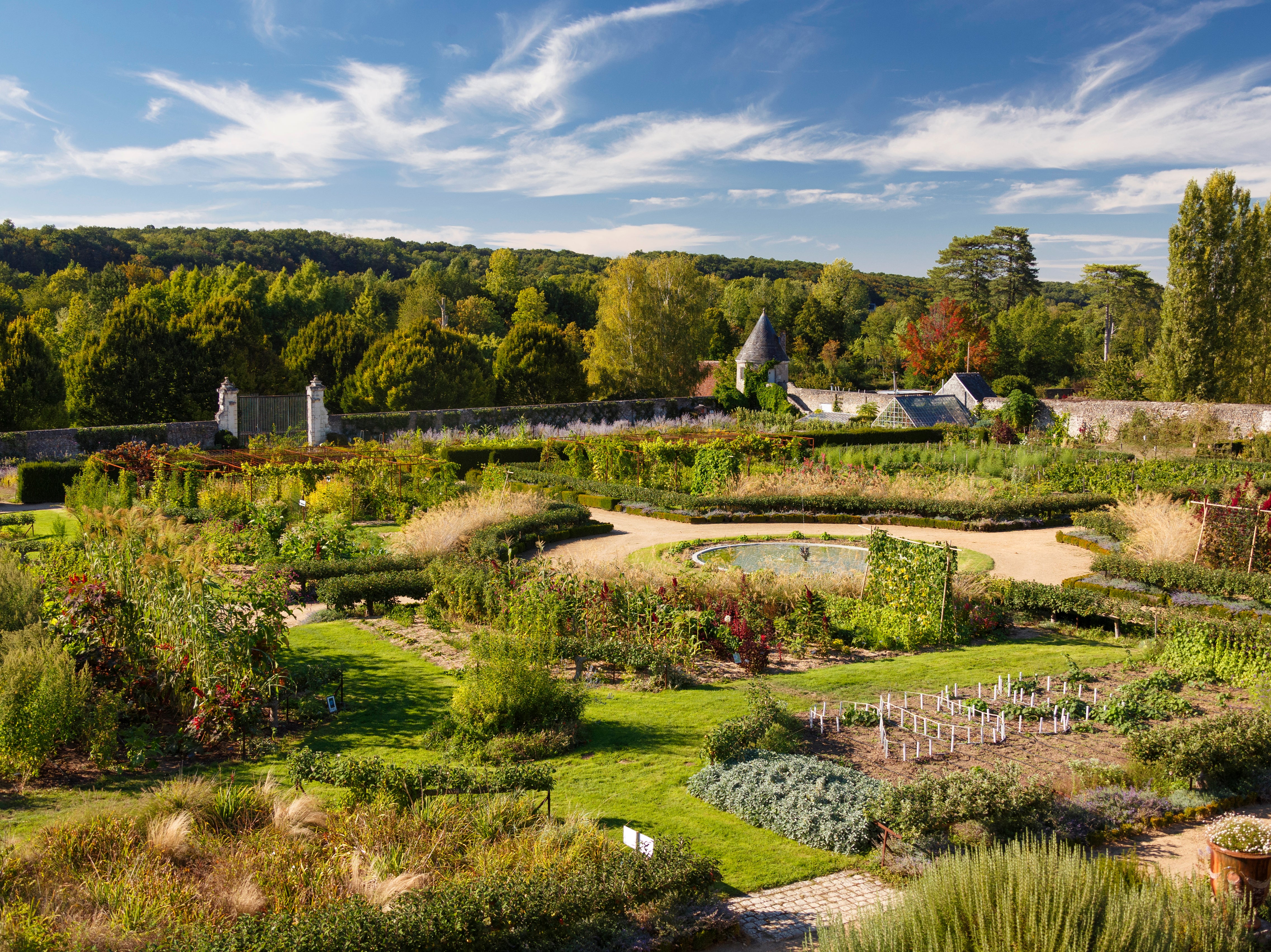 With a chateau no longer there, Valmer is all about its garden and wine