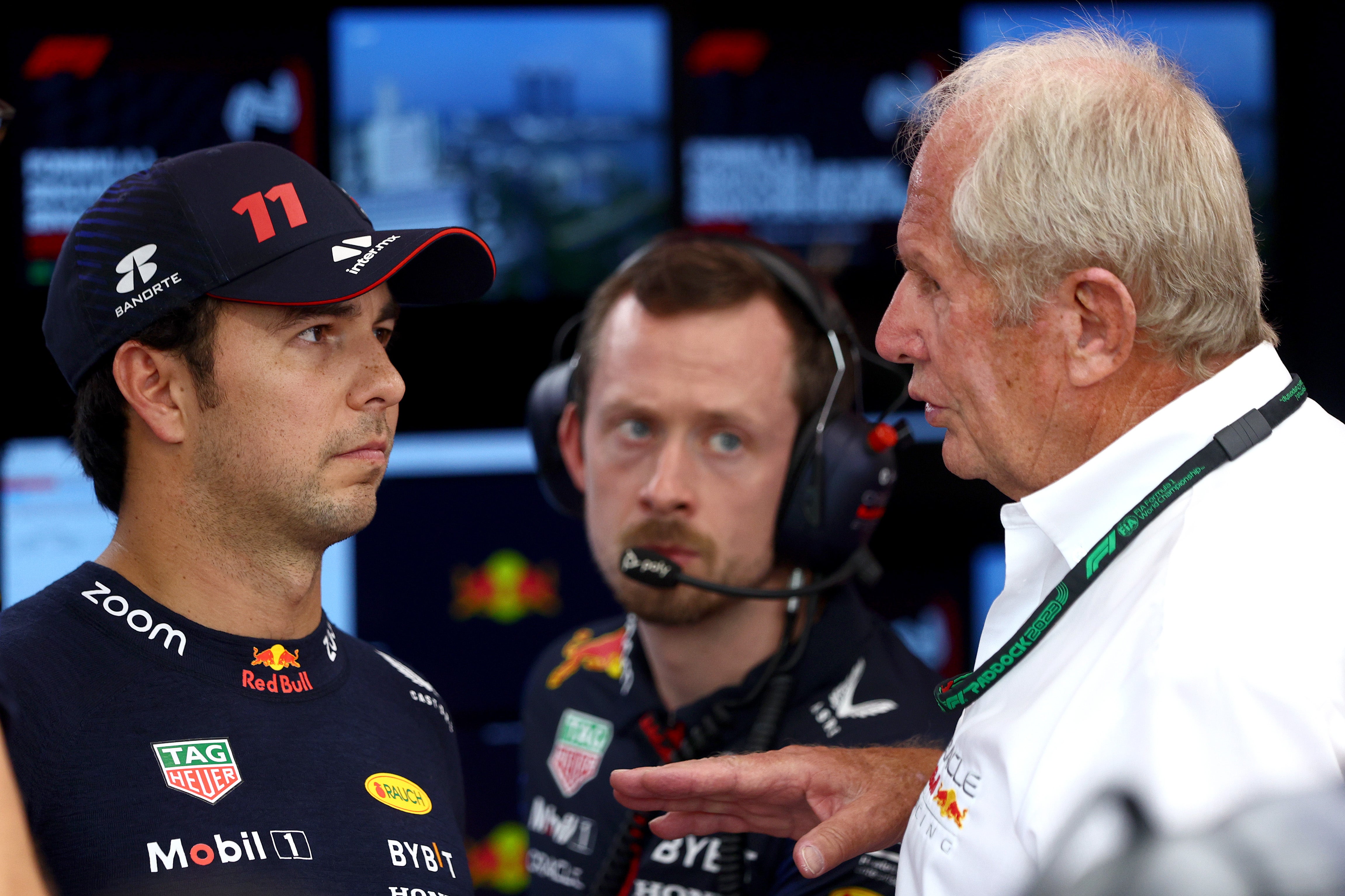 Helmut Marko has received a written warning from the FIA after his comments about Sergio Perez