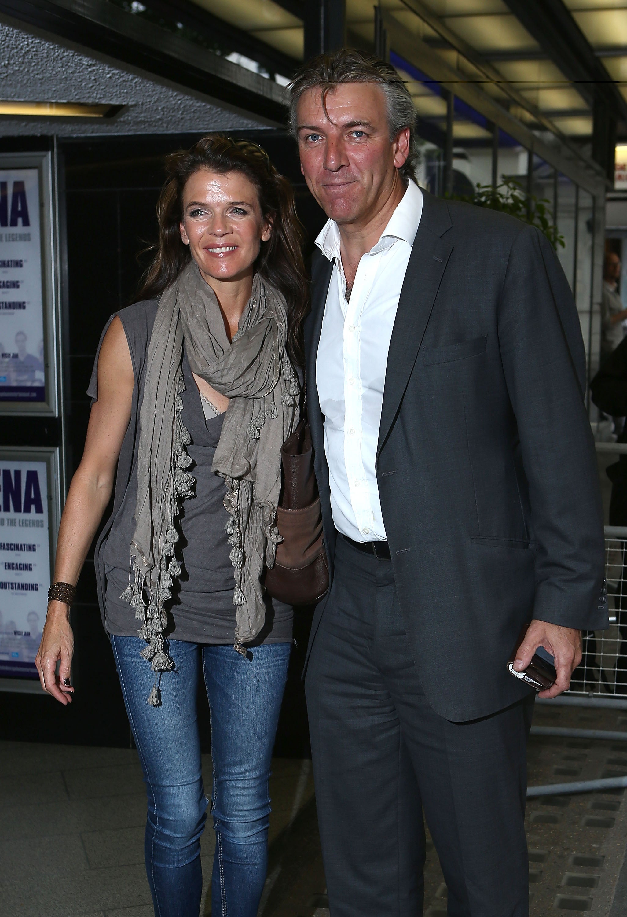 Annabel Croft and her late husband Mel Coleman