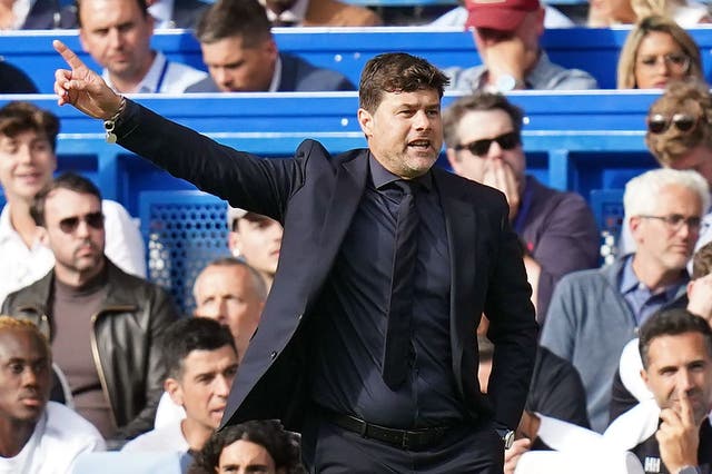 Mauricio Pochettino wants his Chelsea players to be more naughty in the way they play (Adam Davy/PA)
