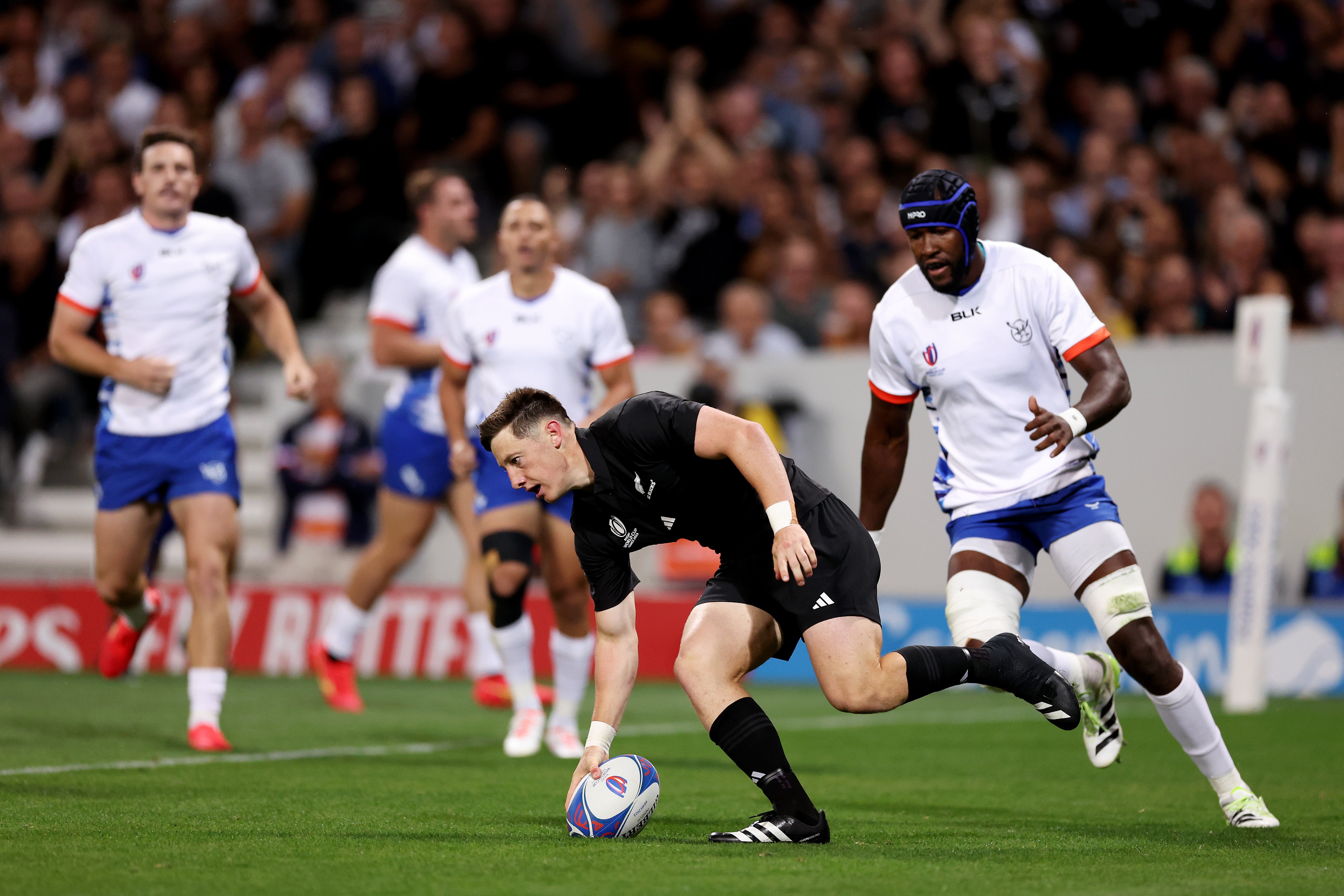 Scrum half Cam Roigard makes his return from injury