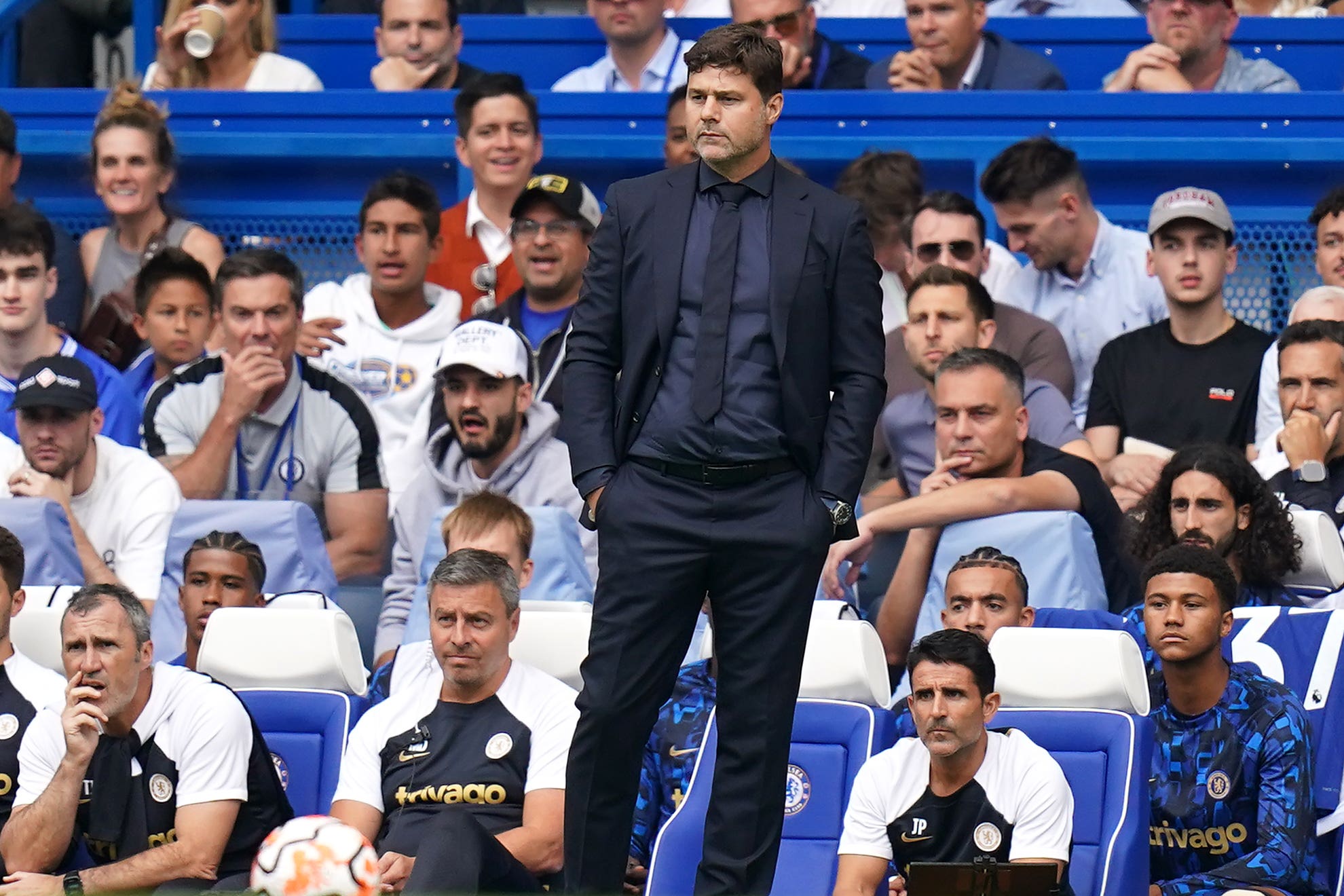Mauricio Pochettino has repeated his call for patience whilst his young Chelsea side find their flow (Adam Davy/PA)