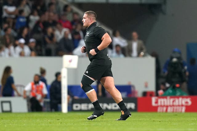 <p>Ethan de Groot was sent off via the TMO bunker in New Zealand’s victory over Namibia</p>