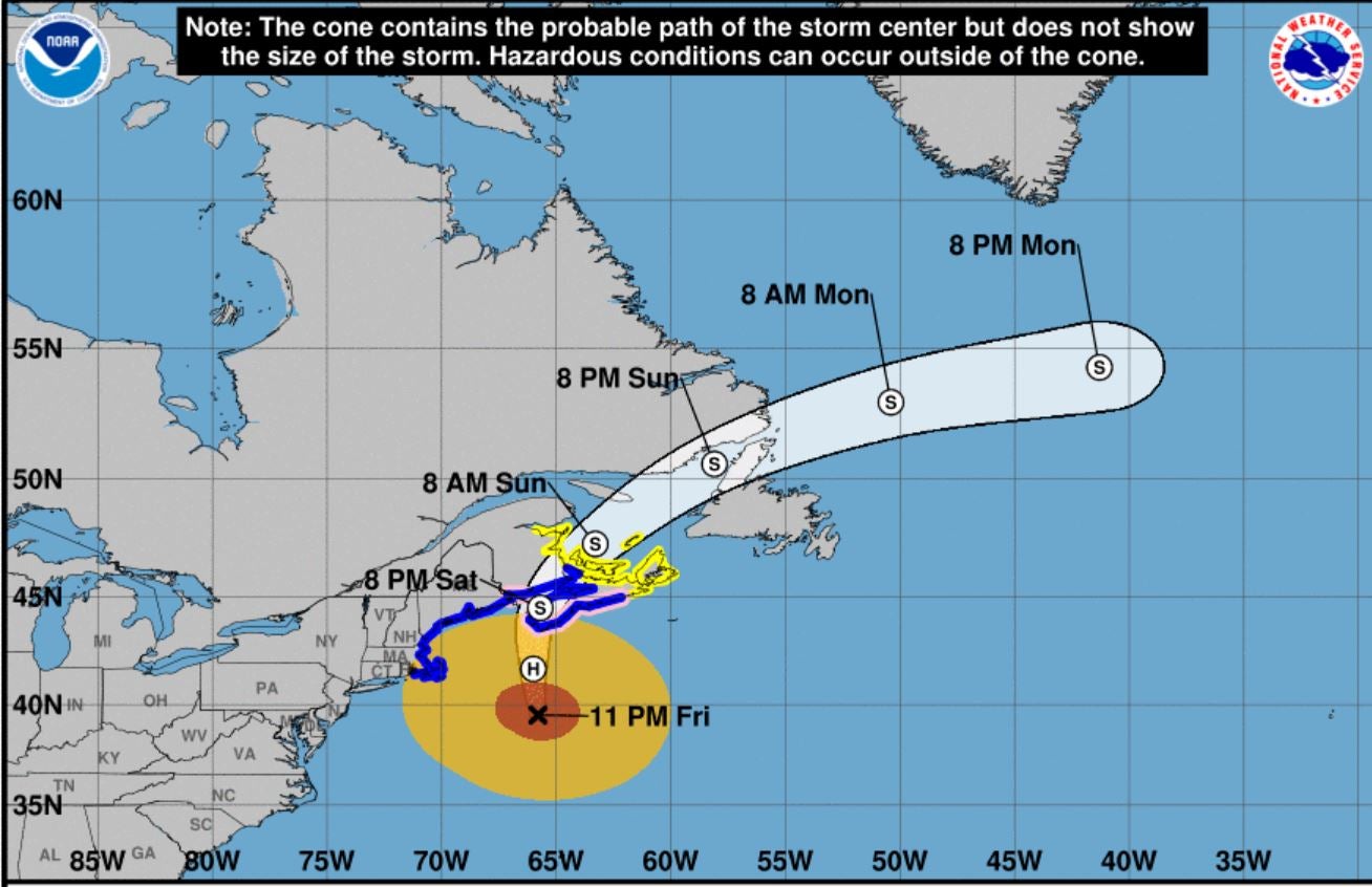 Hurricane Lee Makes Landfall | The Independent