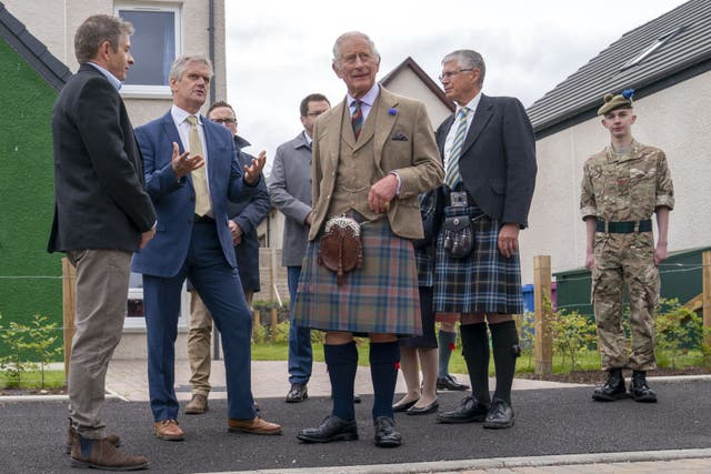 The King will open the facility on the estate of Dumfries House, East Ayrshire (PA)